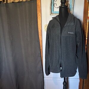 Columbia Dark Gray Full-Zip Fleece Jacket